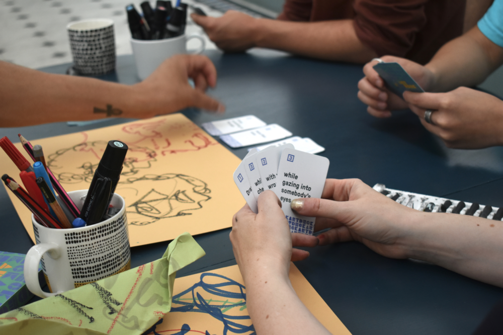 People playing Art Deck